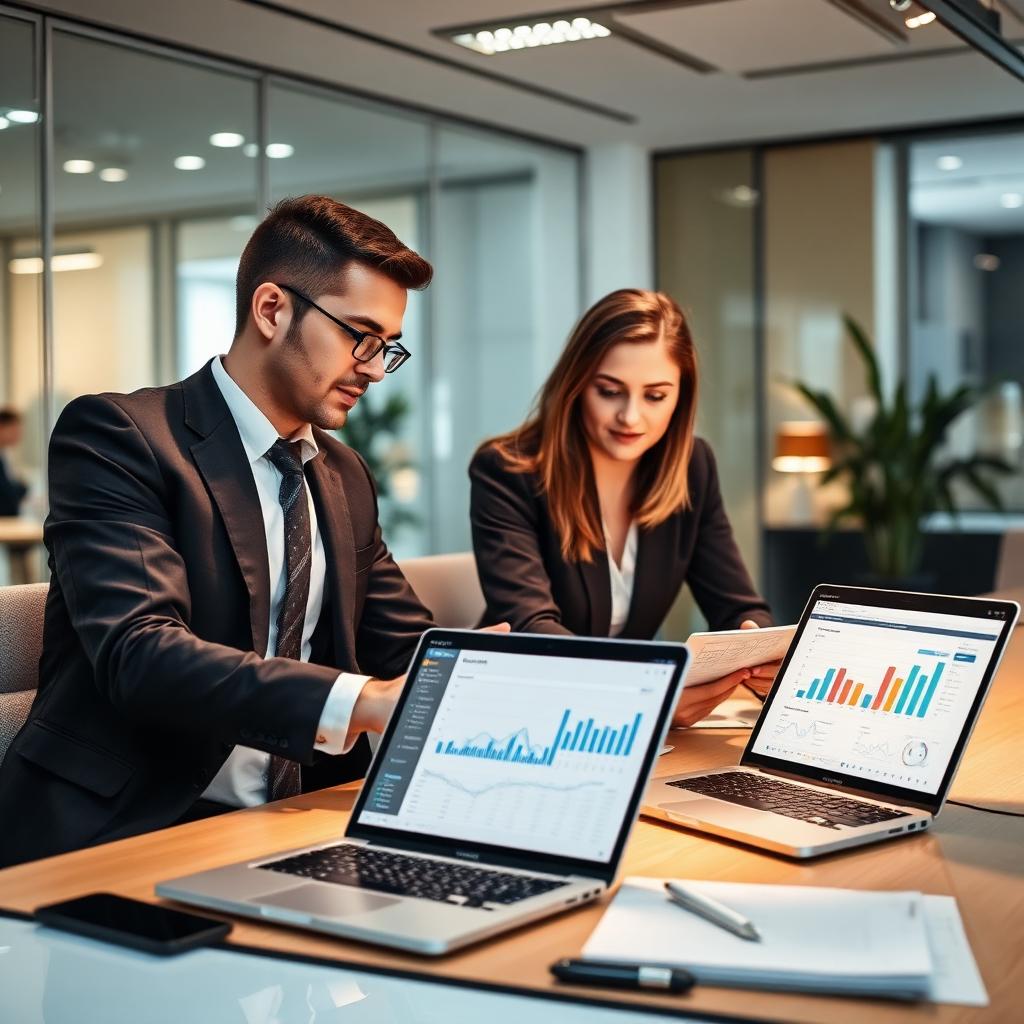 Warsaw accountants reviewing tax and payroll reports for CGRA Global clients