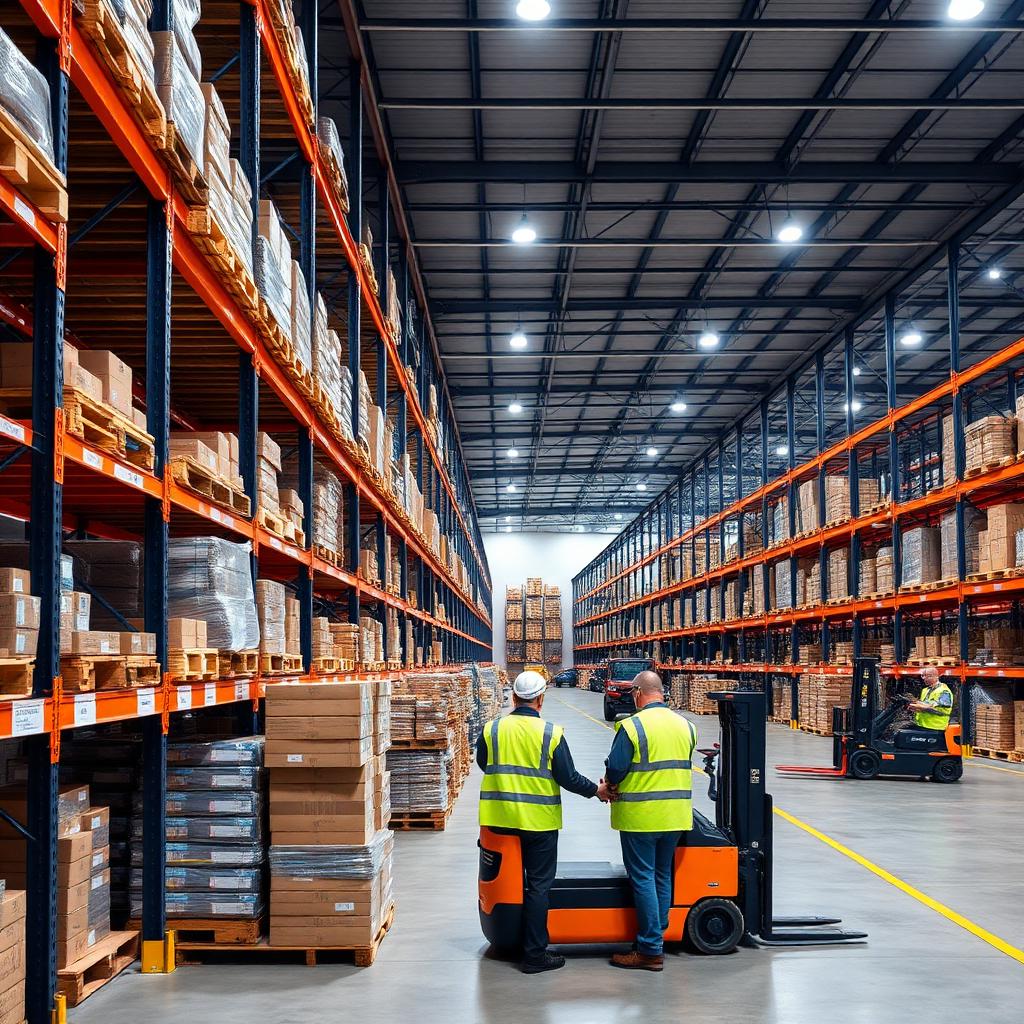 Polish wholesale distribution warehouse for CGRA Global wholesale and retail trade